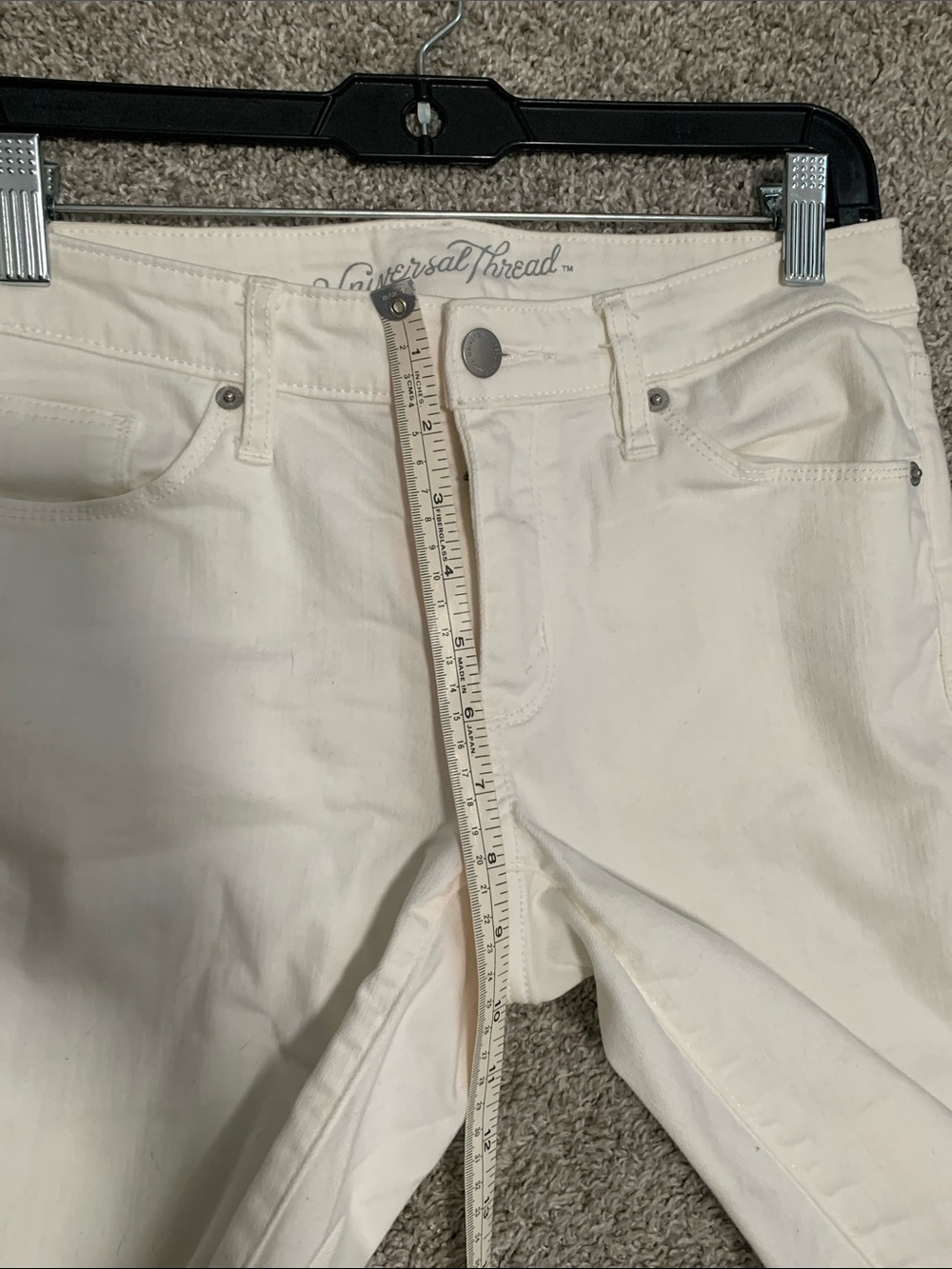 Universal Thread White Mid Rise Skinny Jeans - Picture 7 of 10
